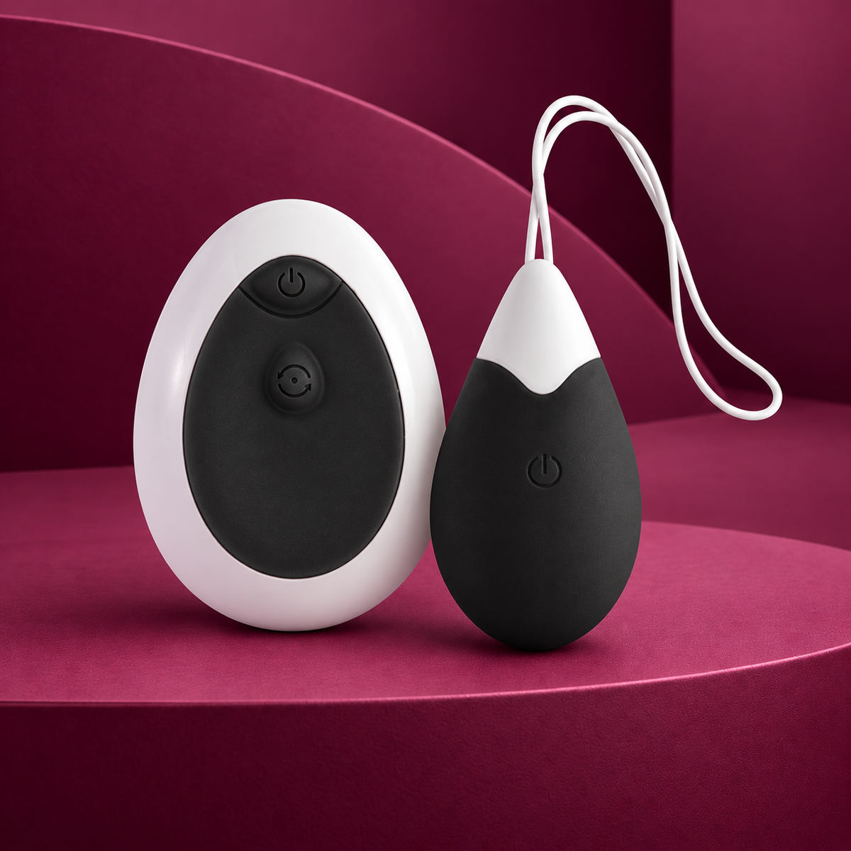 Intense Jan vibrating egg remote control black