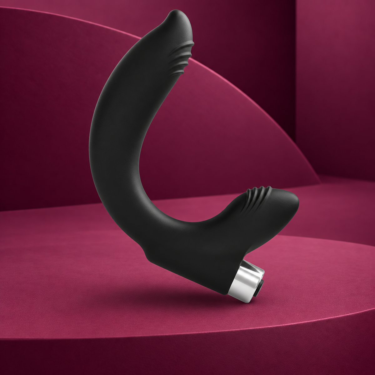Addicted Toys Model 7 Rechargeable Prostate Vibrator, Black