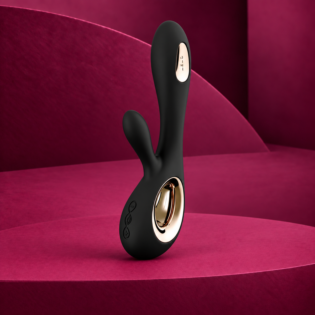 LELO Soraya Wave Rabbit Vibrator — Black
