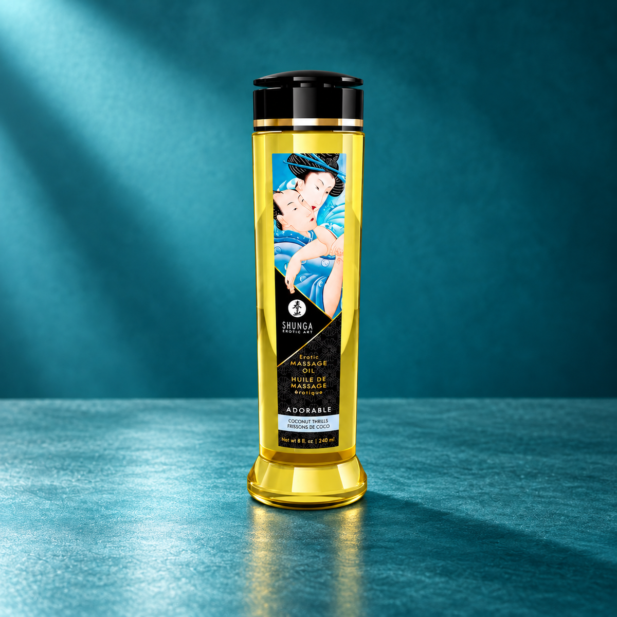 Shunga Adorable Erotic Massage Oil, Coco Emotions, 240 ml