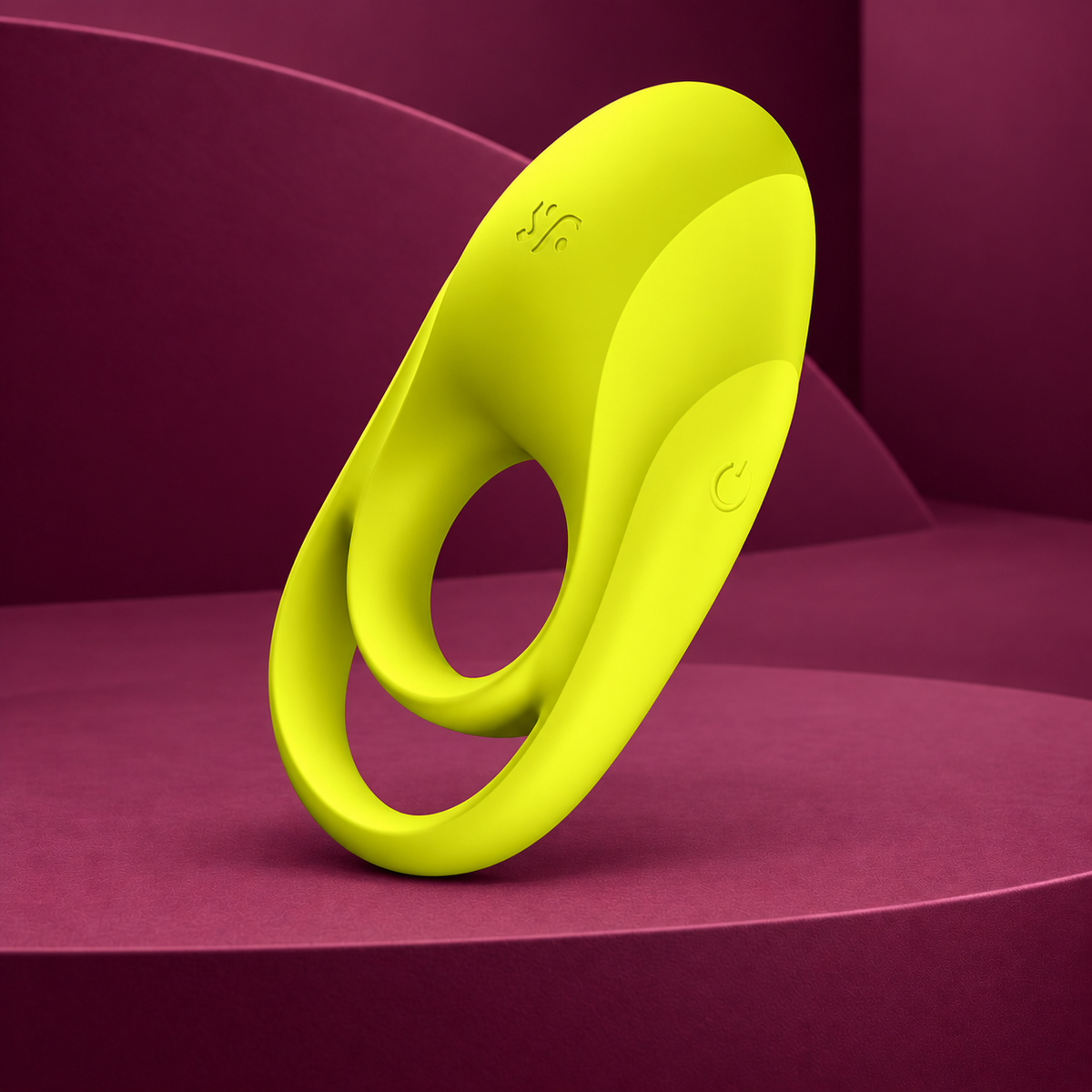 Satisfyer Spectacular duo ring vibrator yellow