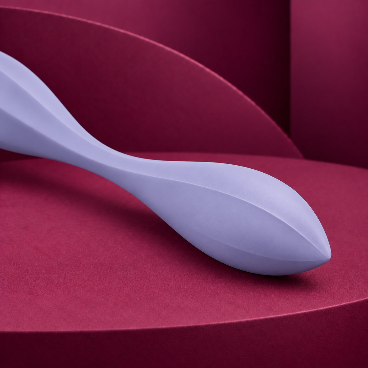 Satisfyer G-Spot Flex 2 Purple — waist and teardrop detail