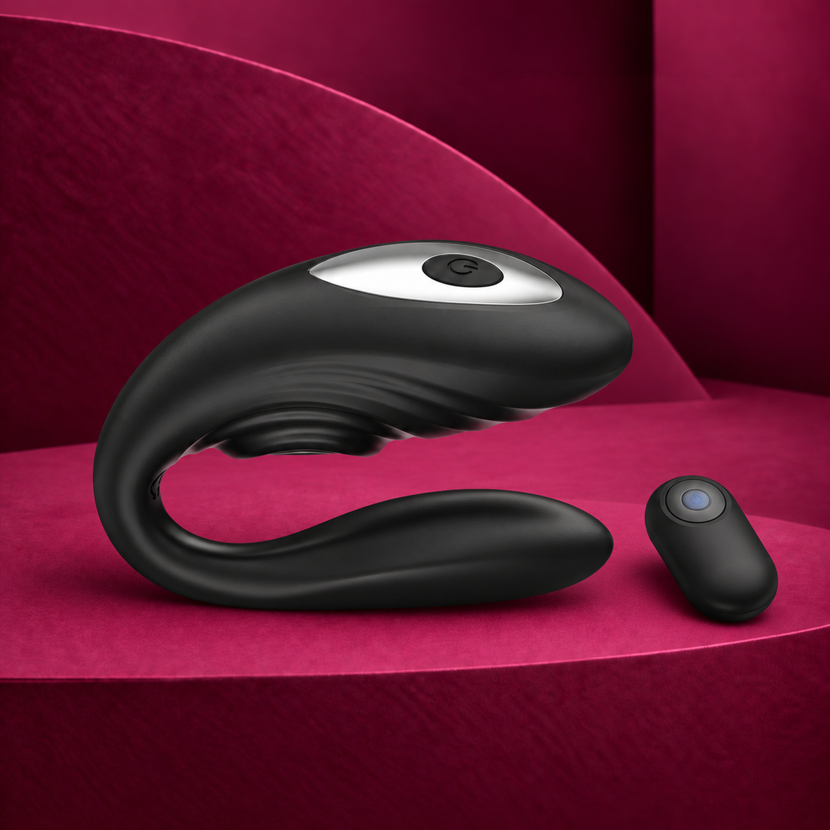 Brilly Glam Couple pulsing & vibrating remote control