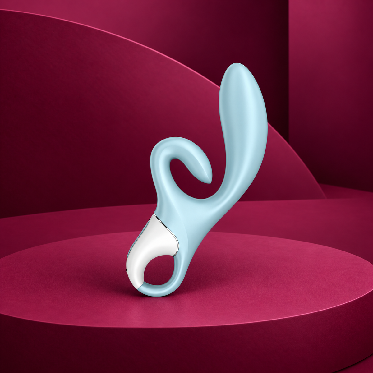 Satisfyer Touch Me Rabbit Vibrator Light Blue/Red
