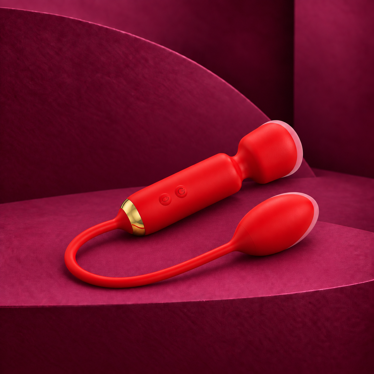 MIA Toscana double pleasure wand + vibrating egg
