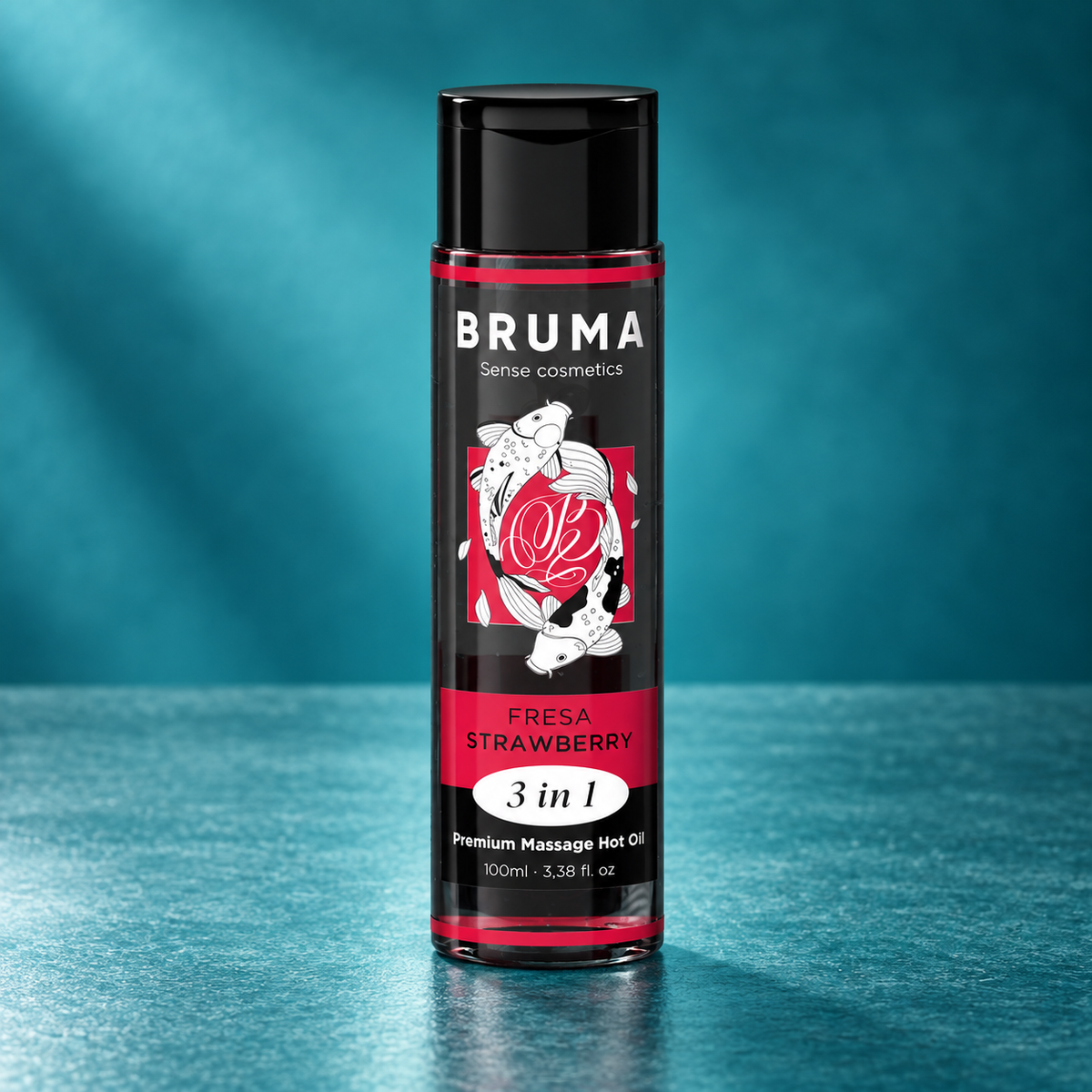 Bruma Premium massage hot oil strawberry 3 in 1 - 100 ml