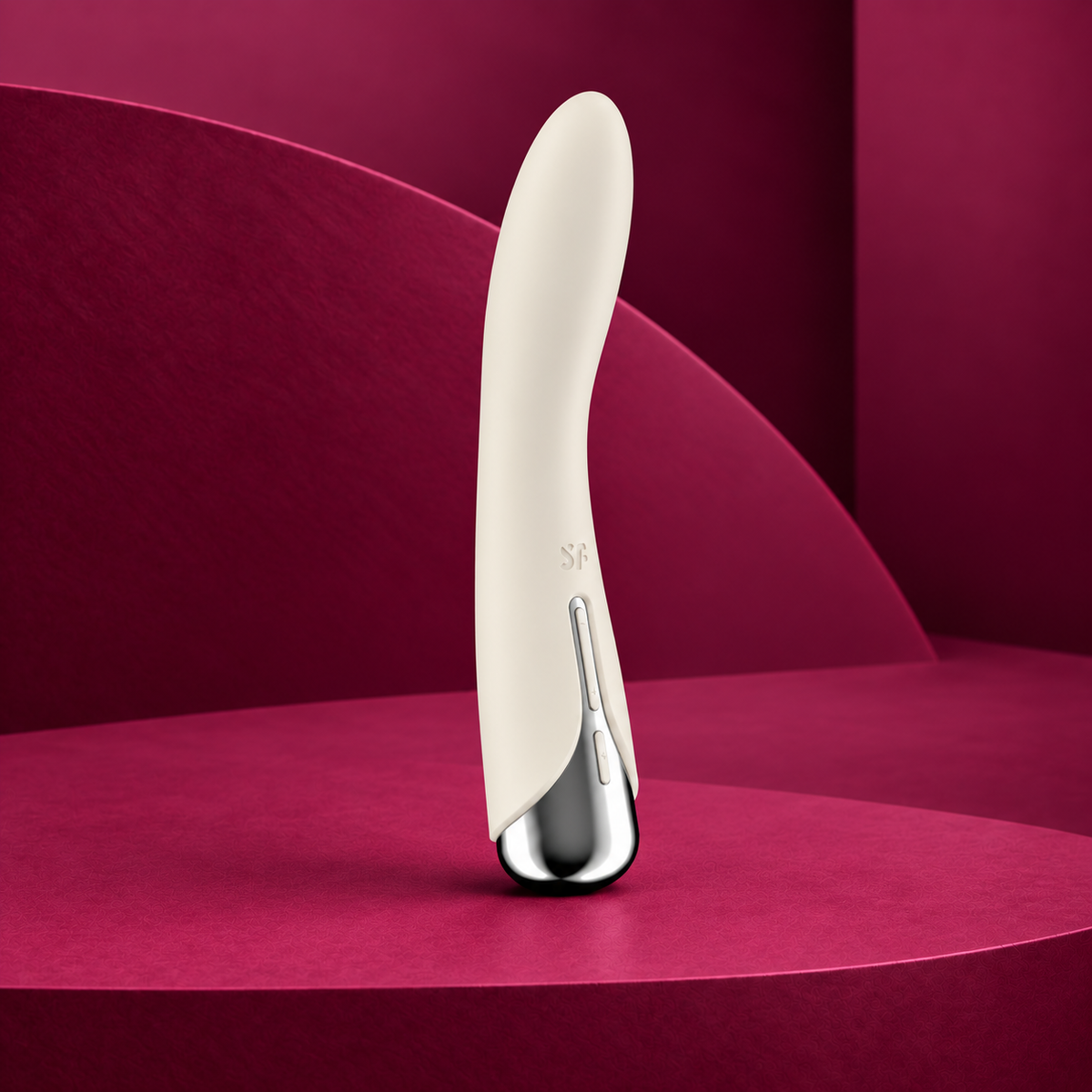 Satisfyer Spinning Vibe 1 G-Spot Rotator Vibrator 3 Colors — Beige