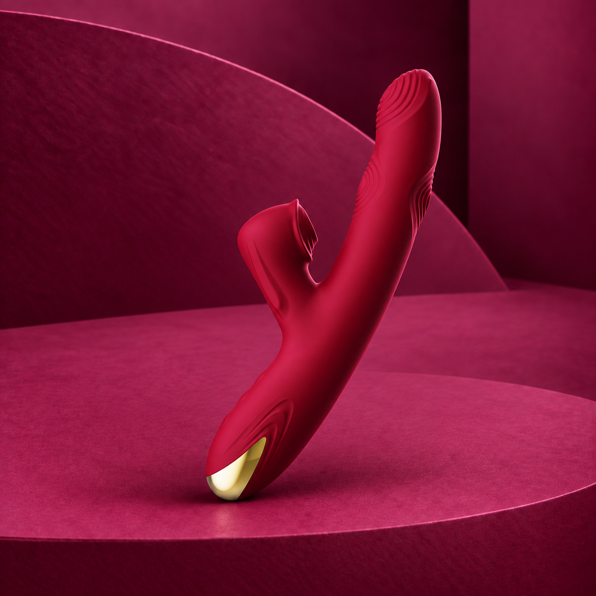 Armony Bump vibrator & suction cup model 1 burgundy