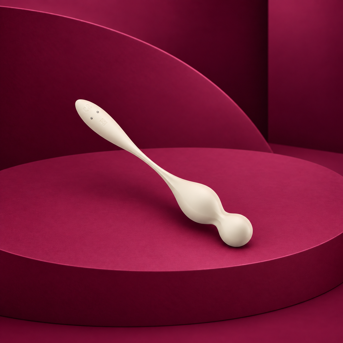 Satisfyer Love Birds 1 App-Controlled Vibrating Kegel Balls White/Pink