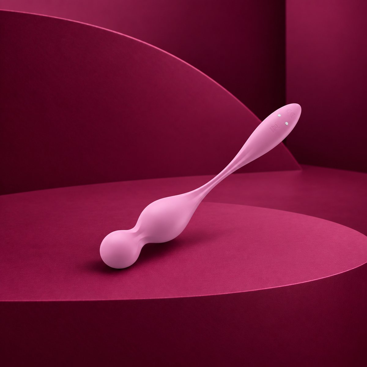 Satisfyer Love Birds 1 App-Controlled Vibrating Kegel Balls White/Pink