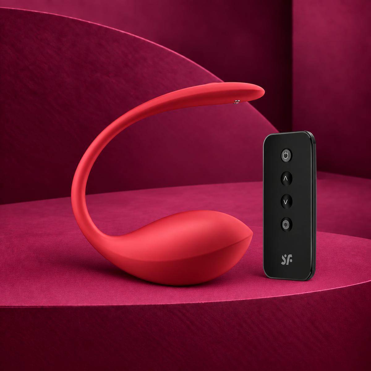 Satisfyer Shiny petal g point remote control stimulator red free app