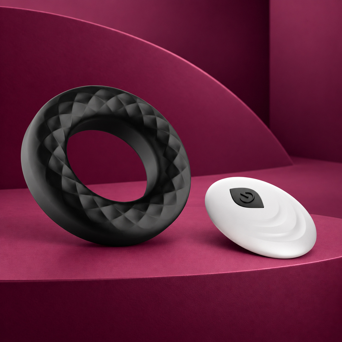Armony Lord's love ring vibrator remote control black