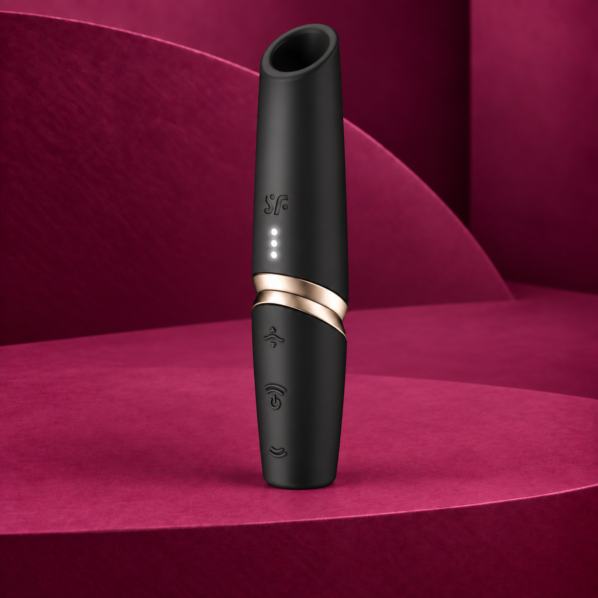 Satisfyer Perfect Kiss black and rose gold