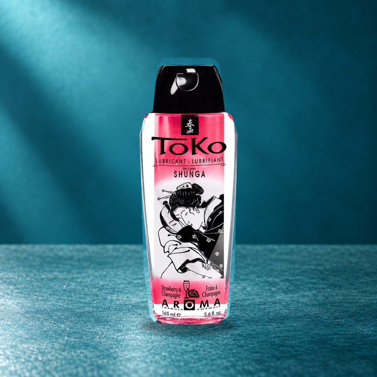 Shunga Toko Aroma Strawberry & Champagne Water-Based Lubricant, 165 ml