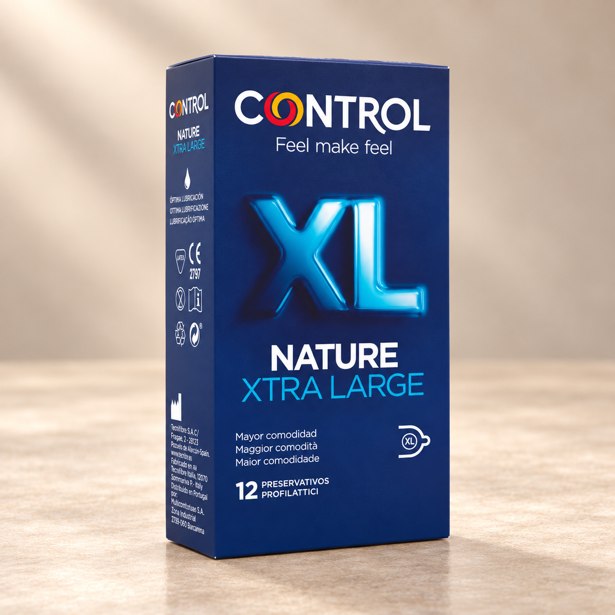 Control Adapta Nature XL Condoms, 12 Pack