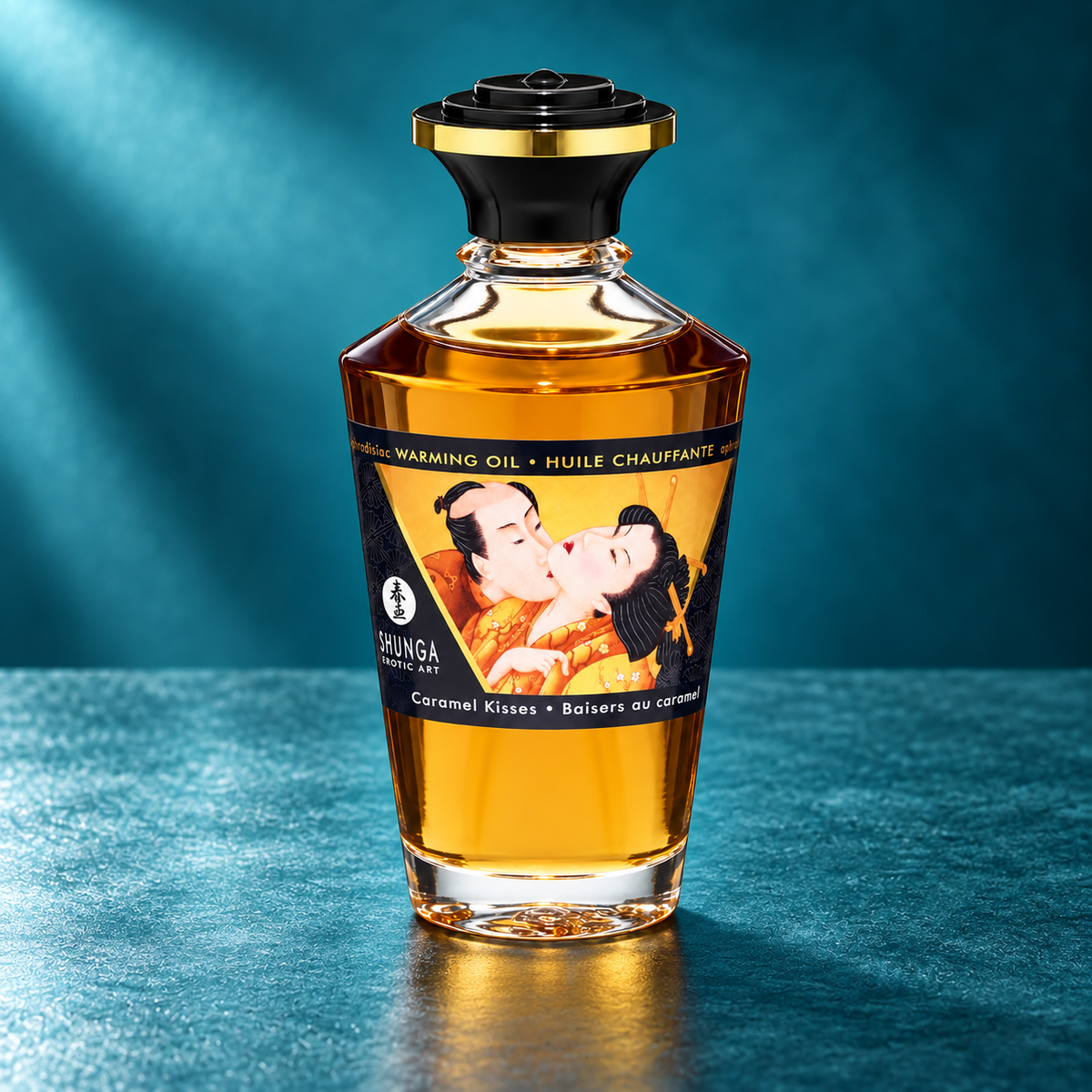 Shunga Massage oil with heat effect caramel flavor 100 ml