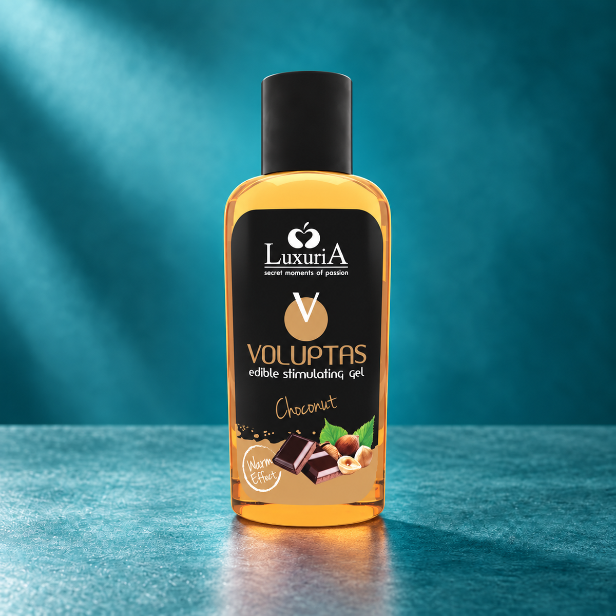 Intimateline Luxuria Voluptas Edible Warming Massage Gel, Choconut, 100 ml