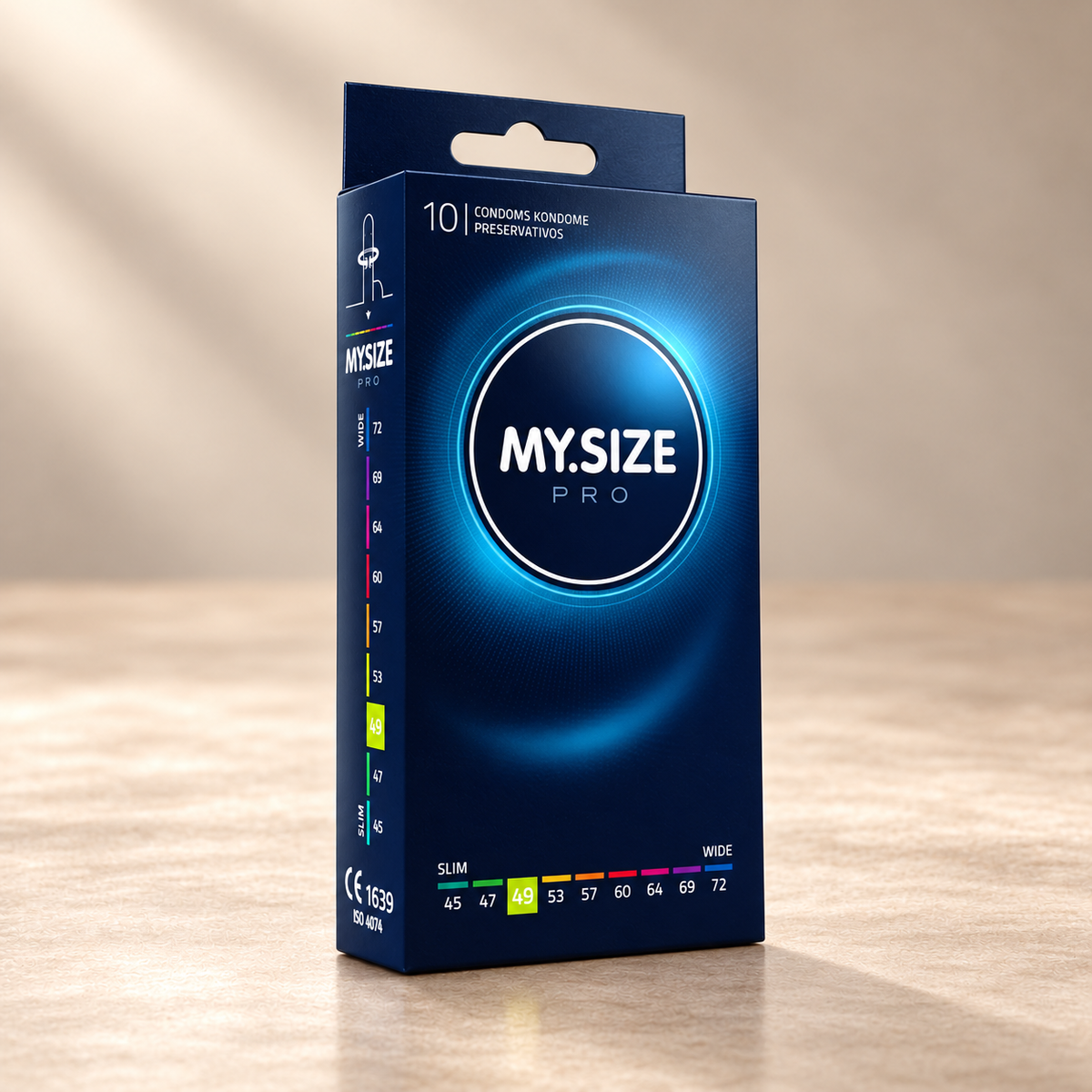 MY.SIZE Pro Condoms, Select Width and Pack Size — 49 mm / 10 units