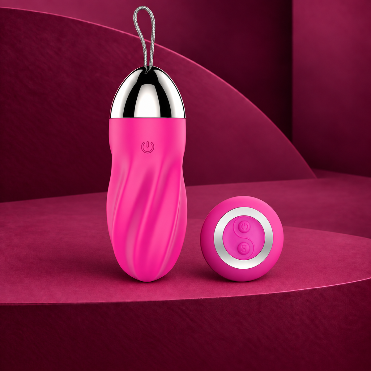 Armony Sweety spiral vibrating egg remote control pink