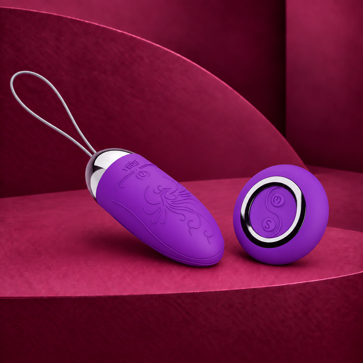 Armony Phoenix Remote-Control Vibrating Egg, Violet