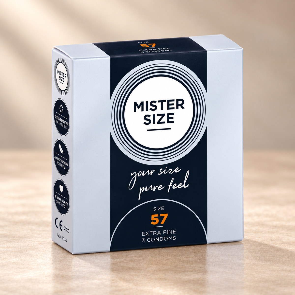 Mister Size Condoms, 3 or 10 Pack, Multiple Sizes — L / 3