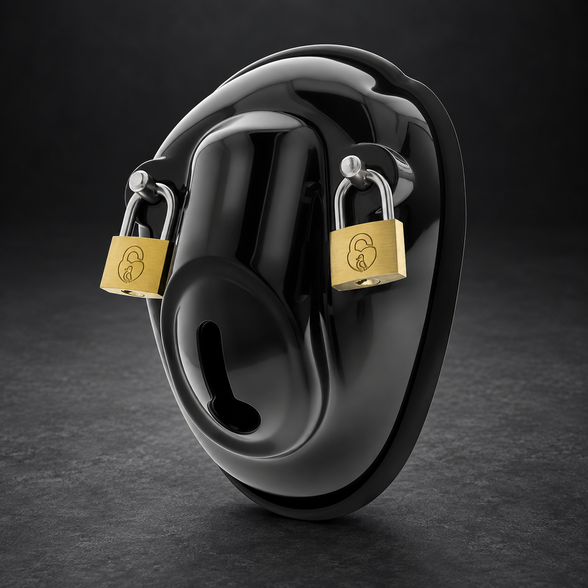 Addicted Toys Locked Keyless restraint penis cage 11.5 cm