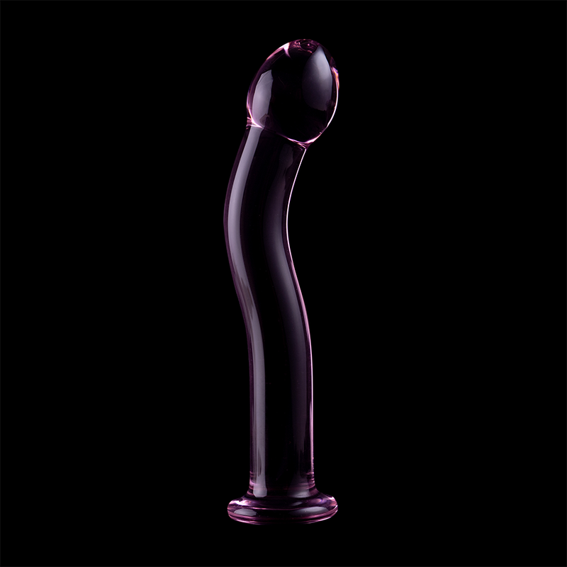 NEBULA SERIJA IBIZA - MODEL 18 DILDO BOROSILIKATNO STAKLO ROZI 18,5 CM -O- 3,5 CM