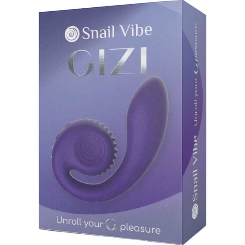 SNAIL VIBE - GIZI DUALNI STIMULATOR LJUBIČASTI