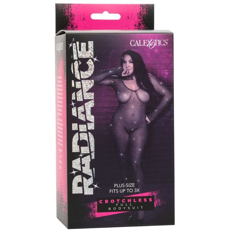 Calexotics — Radiance crotchless full bodysuit rhine plus size — product photo 3
