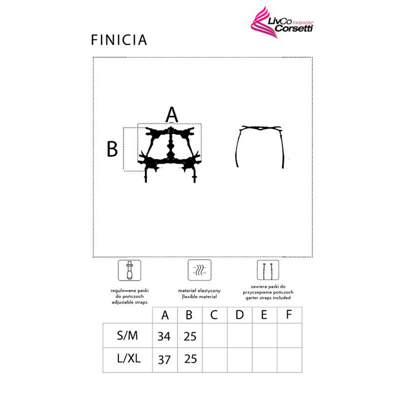 LIVCO CORSETTI FASHION - FINICIA LC90725 HALTERI CRNI
