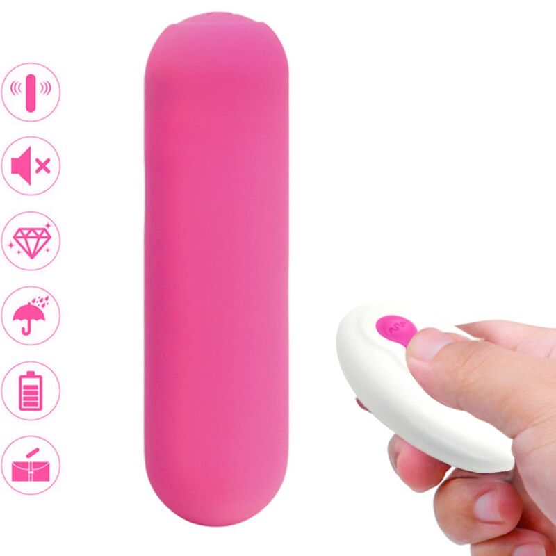 ARMONY - SPLASH JOIE VIBRATOR METAK SILIKON DALJINSKI 10 VIBRACIJA 75 X 19 CM ROZE