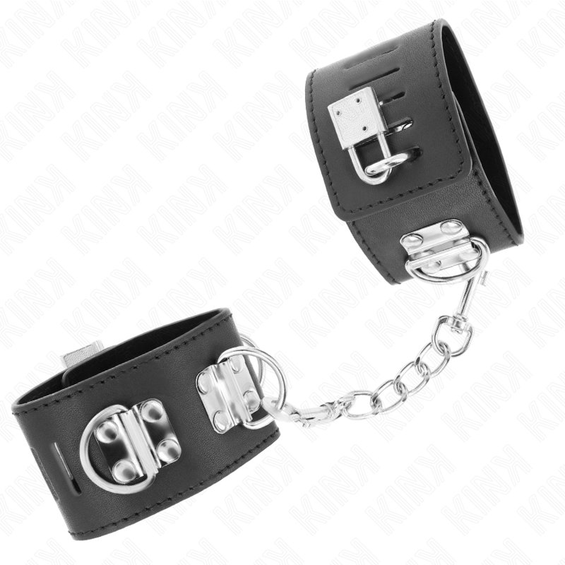 KINK – VIŠEPOLOŽAJNE LISICE ZA RUKE SA KATPANCEM CRNE PODEŠAVAJUĆE 16-23 CM X 5.5 CM