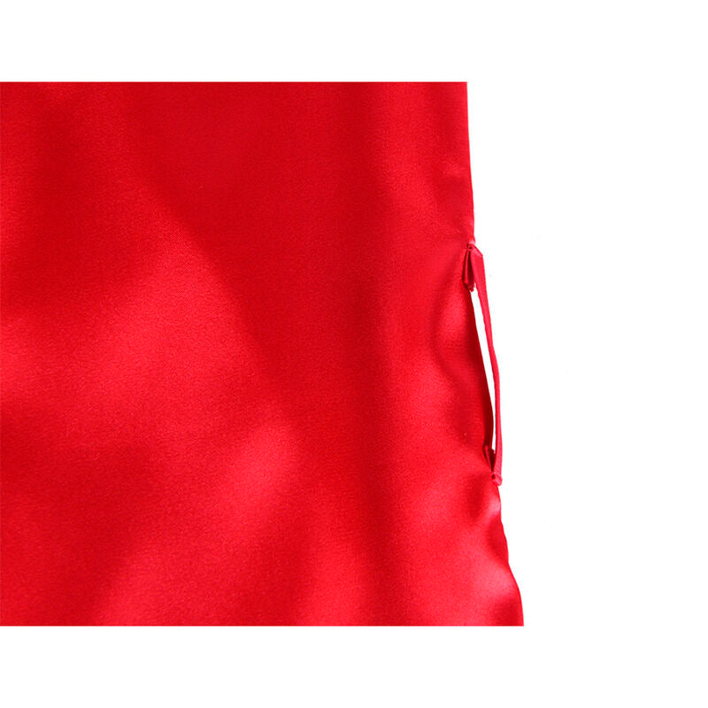 Subblime — 954017 lace sheer back camisole + thong red/black s/m — product photo 4