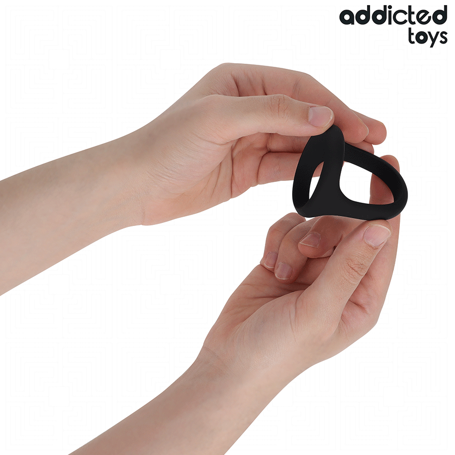 ADDICTED TOYS - DEBELI TROSTRUKI PRSTEN ZA PENIS