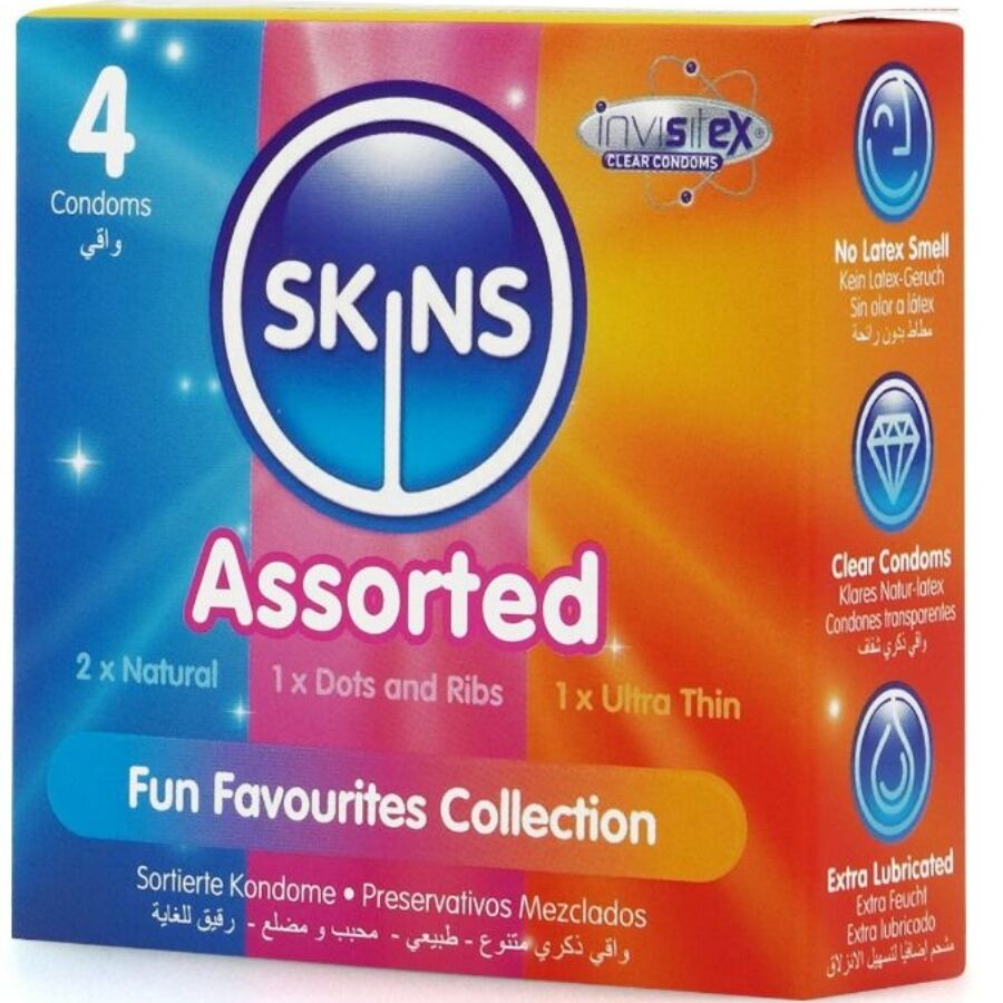 SKINS - RAZLIČITI PREMIUM KONDOMI PAKOVANJE 4