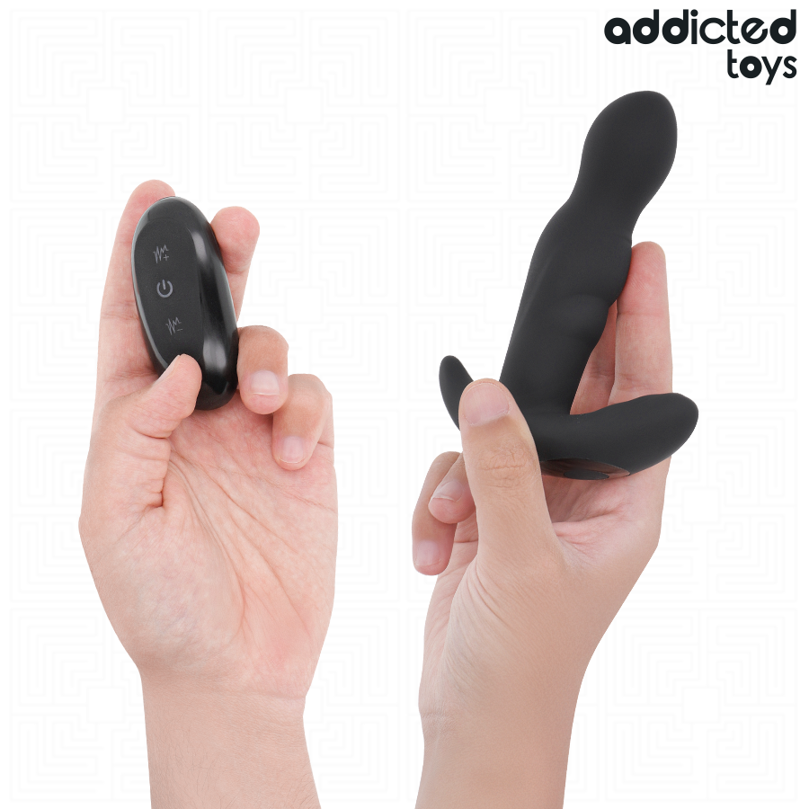 ADDICTED TOYS - ROTIRAJUĆI VIBRIRAJUĆI ANALNI ČEP NA DALJINSKO UPRAVLJANJE