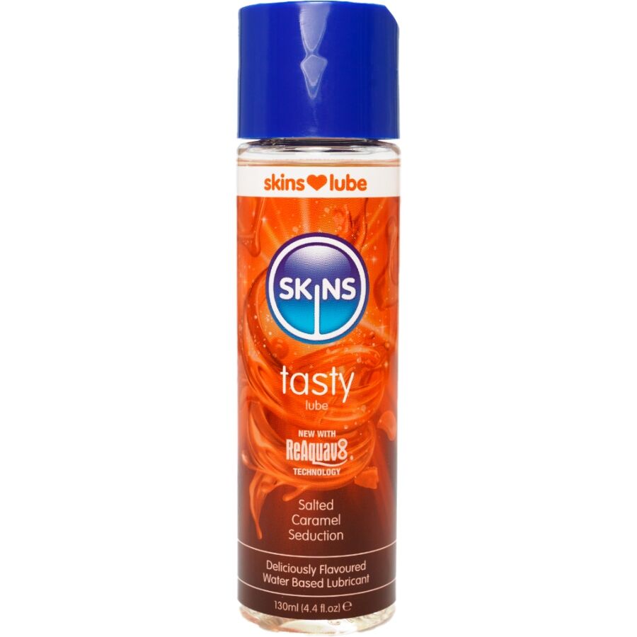 SKINS - LUBRIKANT NA VODENOJ BAZI SA UKUSOM SLANE KARAMELE 130 ML