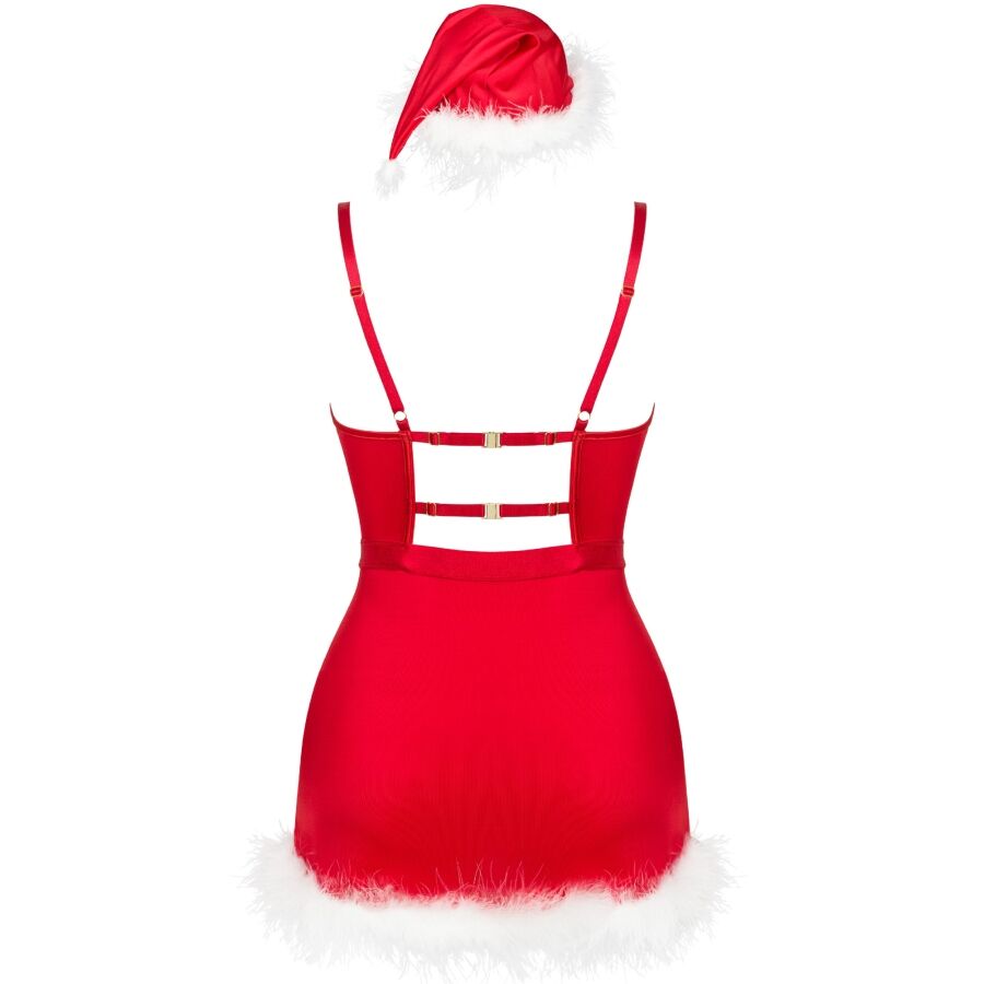 Livco Corsetti Fashion — Agethe lc 90607 chemise + thong + christmas hat l/xl — product photo 4
