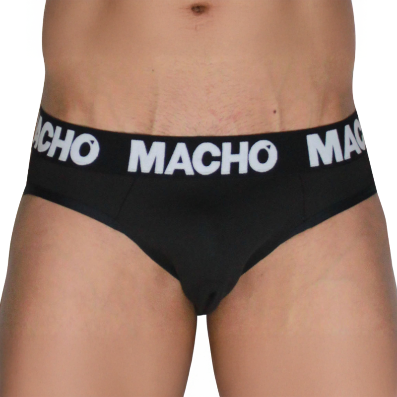 MACHO - MCH007 CLASSIC SLIP BLACK + BLACK M