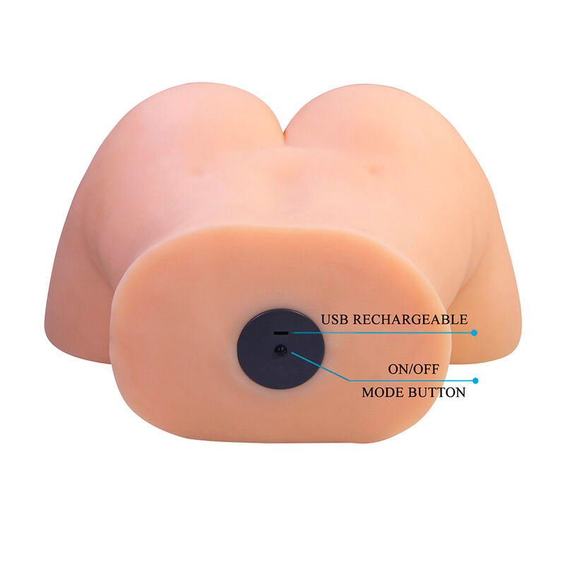 CRAZY BULL - LIORA XXL DUPLI VIBRIRAJUĆI VAGINALNI I ANALNI MASTURBATOR