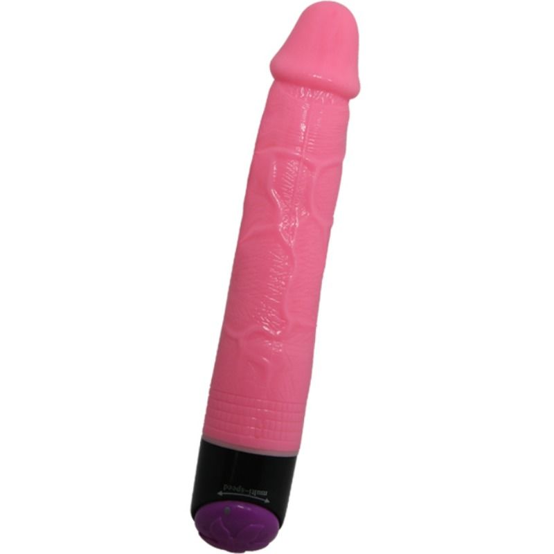 BAILE - ŠARENI REALISTIČAN VIBRATOR ZA SEKS ROZI 23 CM