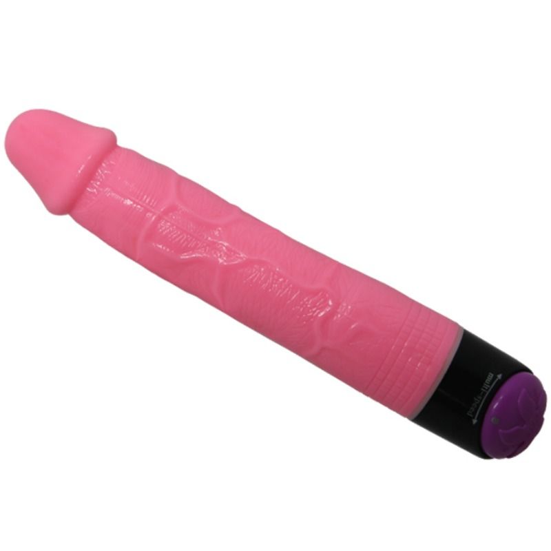 BAILE - ŠARENI REALISTIČAN VIBRATOR ZA SEKS ROZI 23 CM