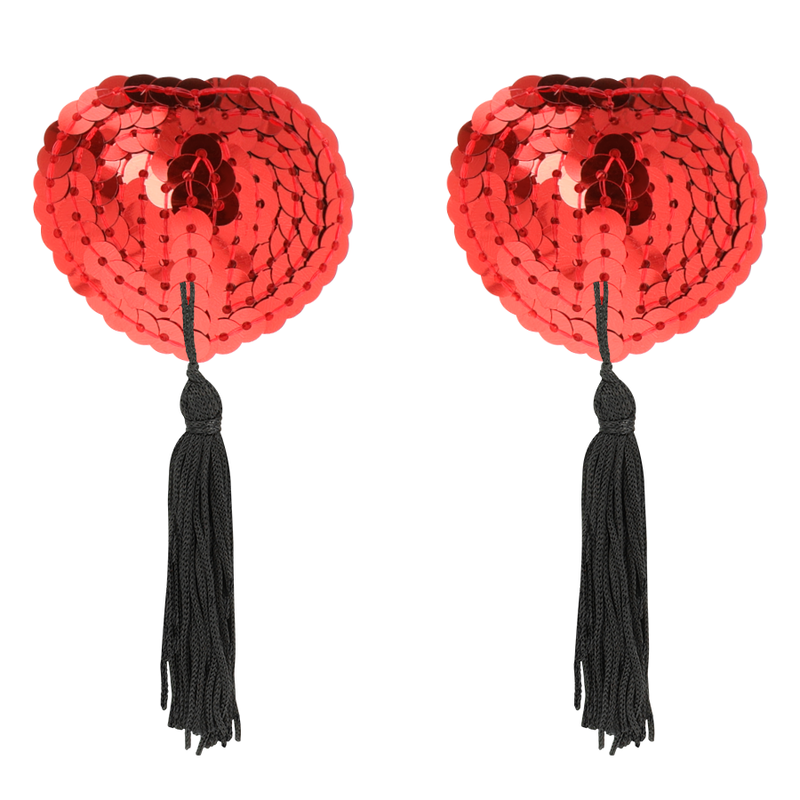 Coquette Chic Desire nipple covers — red