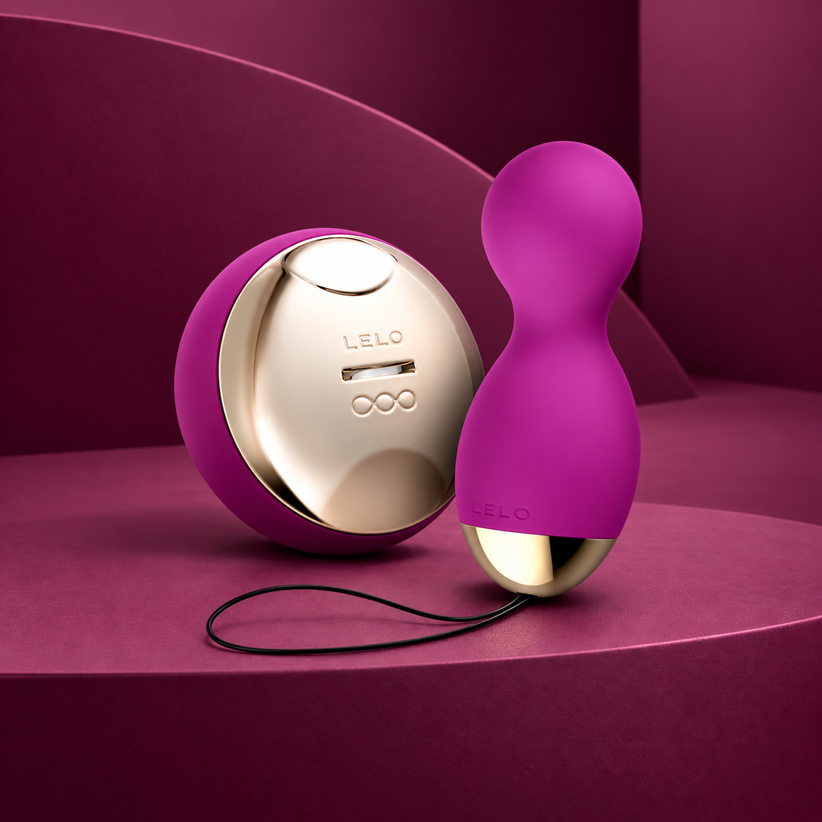 LELO HULA Beads Remote-Controlled Pleasure Beads Black, Purple & Blue