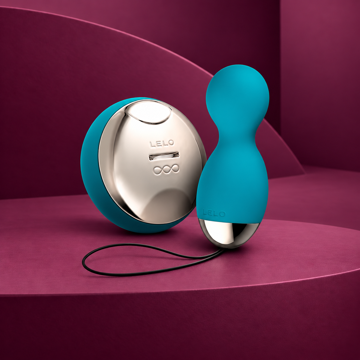 LELO HULA Beads Remote-Controlled Pleasure Beads Black, Purple & Blue