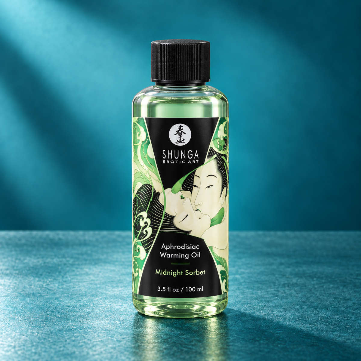 Shunga Massage oil with heat effect midnight sorbt flavor 100 ml