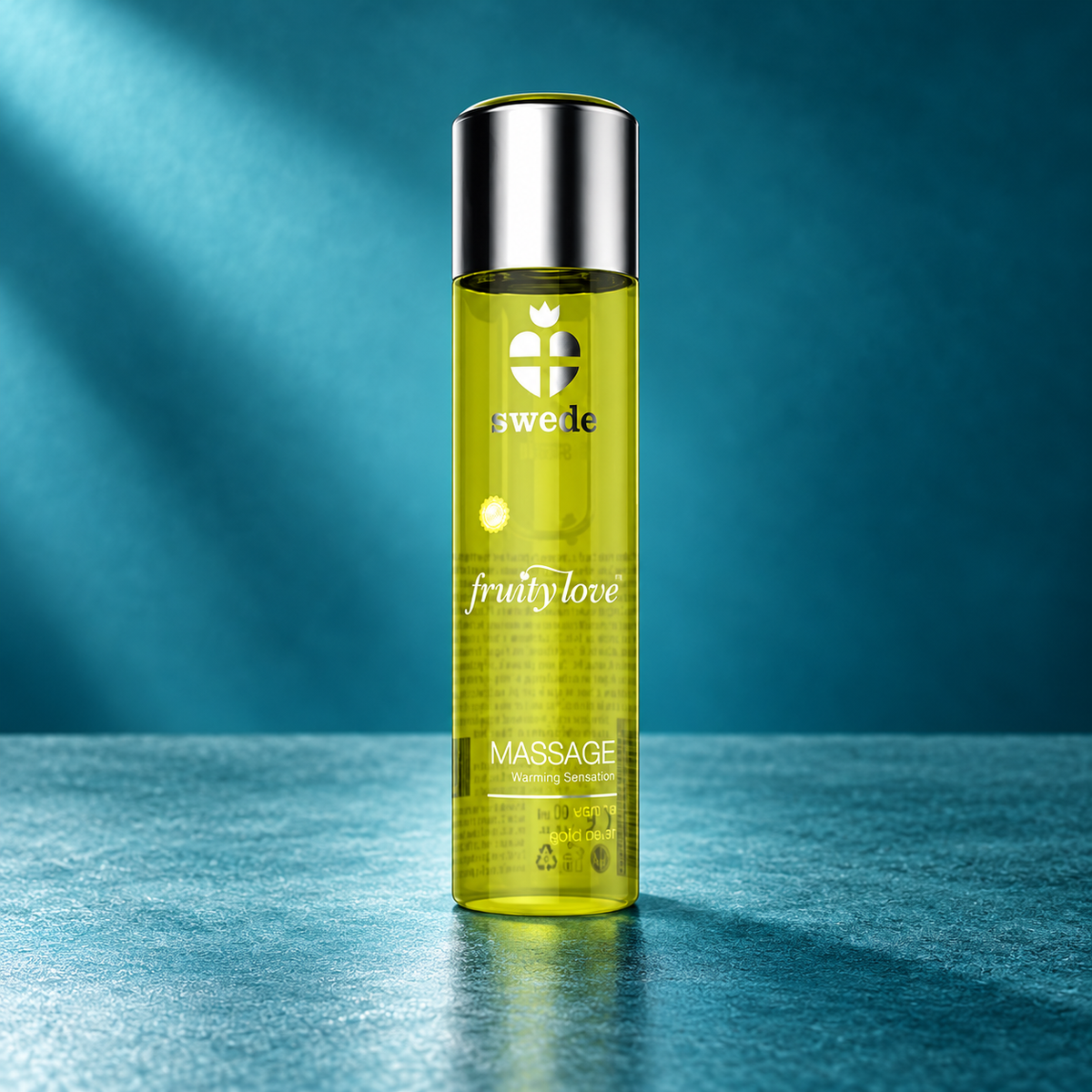 Swede Fruity Love Warming Massage Oil, Vanilla & Golden Pear — 60 ml