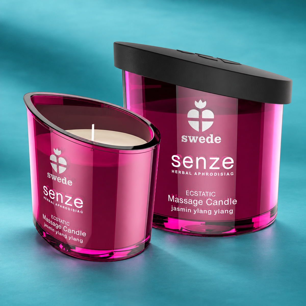 Swede Senze Ecstatic Massage Candle, Jasmine & Ylang-Ylang