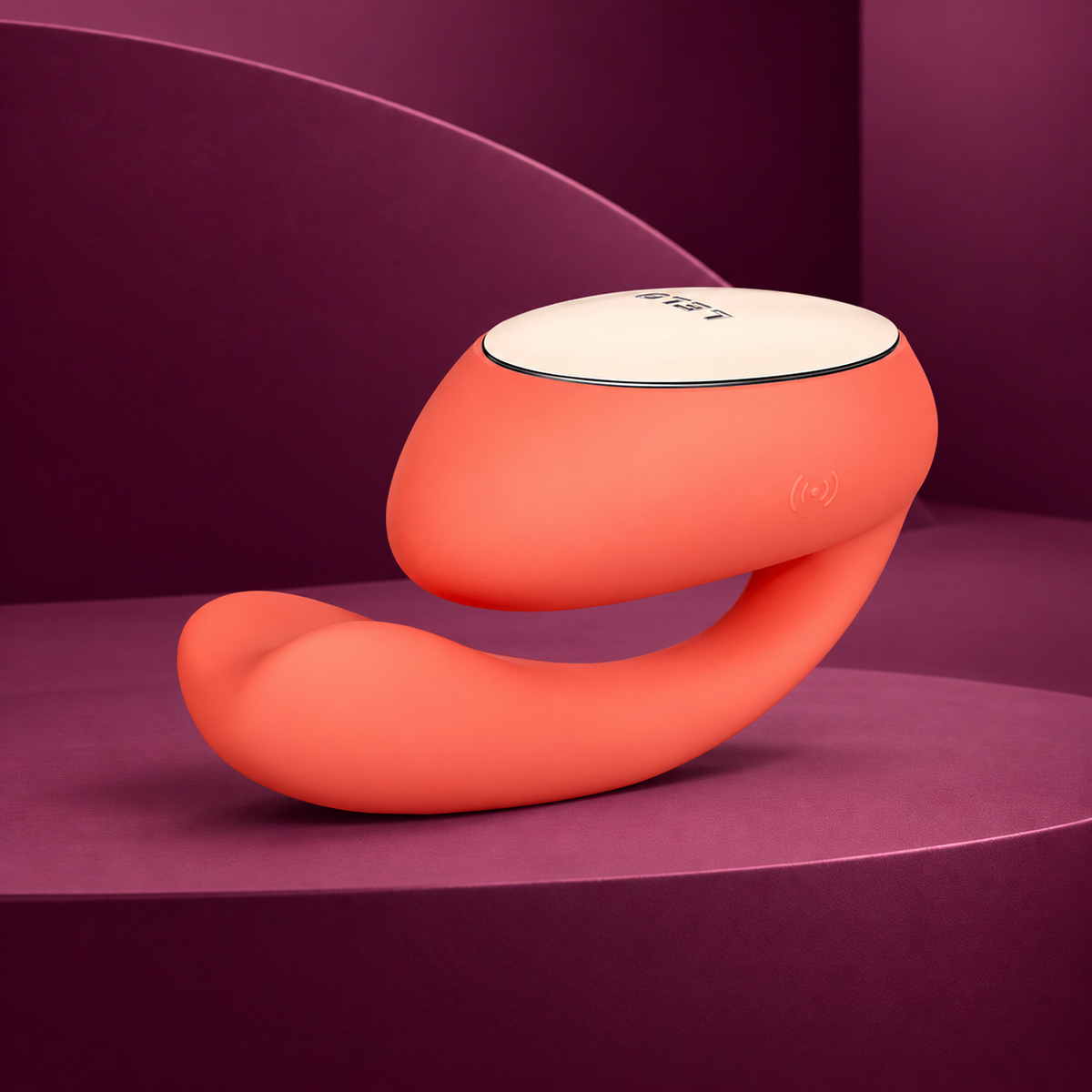Lelo Ida wave coral couples massager