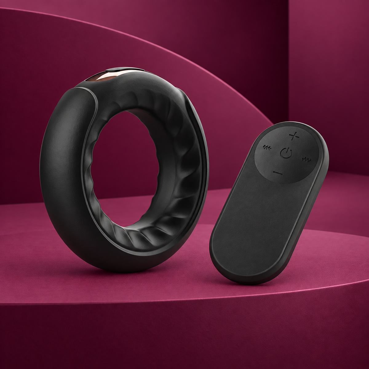 Anbiguo Adriano vibrating ring + watchme remote control